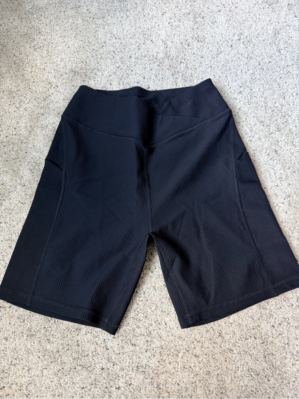 Ribbed Biker Shorts